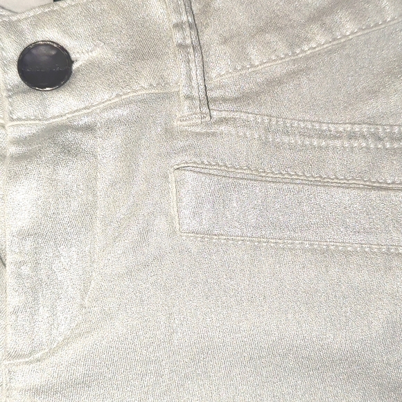 Victoria's Secret Silver Skinny Jeans Size 2 - Picture 5 of 9